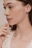 Sanswood Morigo "Sissi" Cultivated Emerald Necklace Retro High-End Sweater Chain
