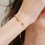 Sanswood Sengo "A Moveable Feast" Labradorite Malay Jade Bracelet Light Luxury Commuting Natural Stone Bracelet For Women