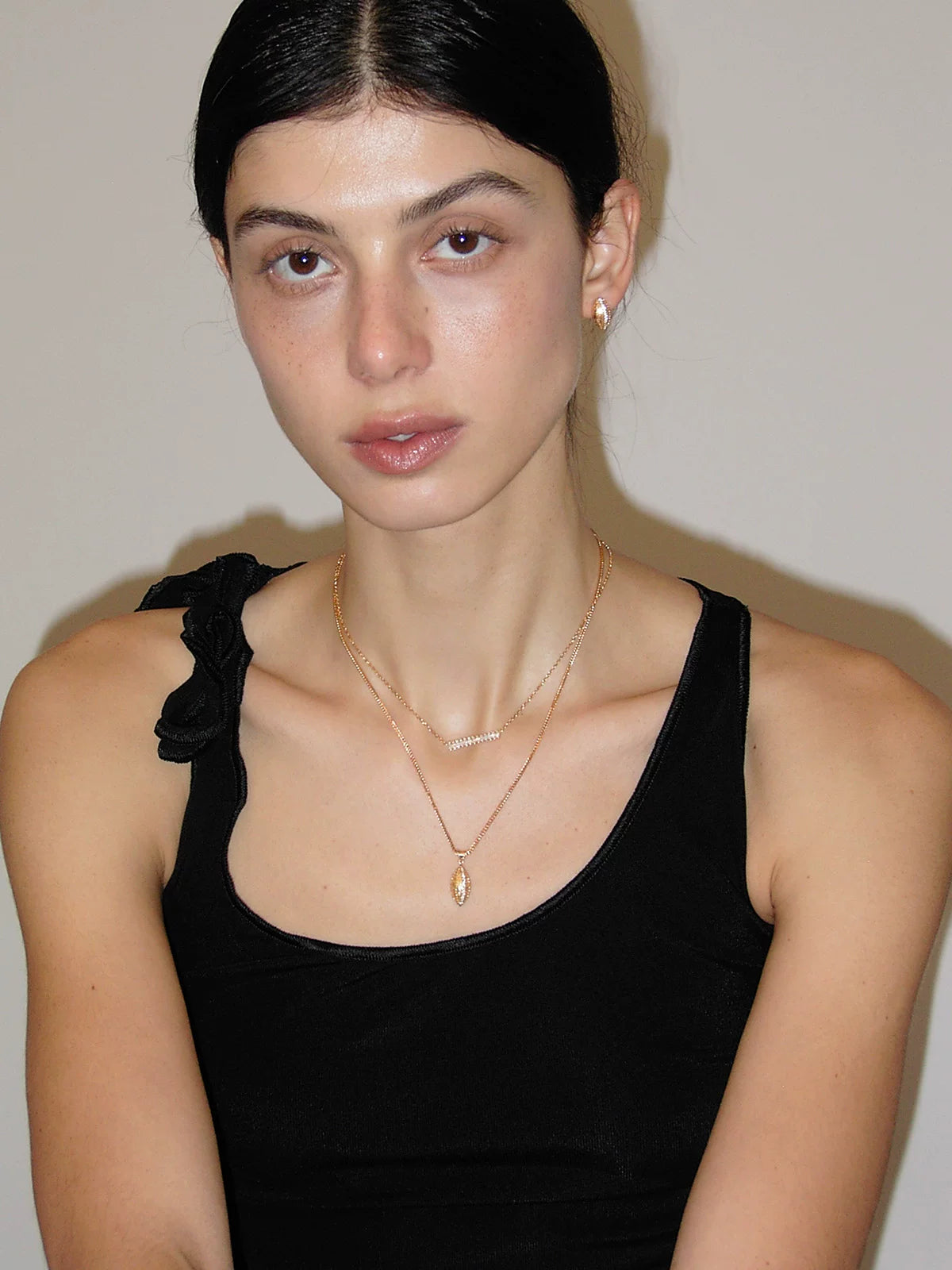 Sanswood "Olive" Sanded Olive Earrings, Exquisite Retro Design, Fine Sparkling Earrings And Earrings