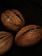 Sanswood Morigo "Sissi" Cultivated Emerald Necklace Retro High-End Sweater Chain